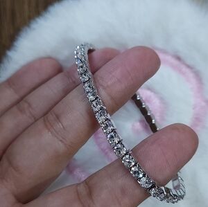 Touchstone Crystal Clear Stretch Bracelet